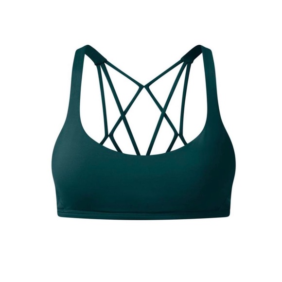 Lululemon free to be zen bra - deep green size 4 - Picture 2 of 7